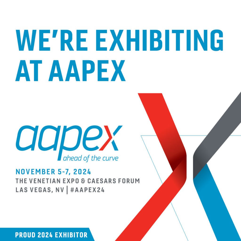 WE'RE EXHIBITING AT AAPEX